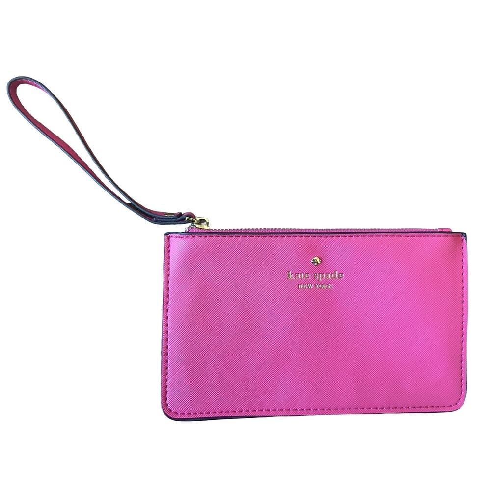 Kate Spade Pink Leather Wristlet